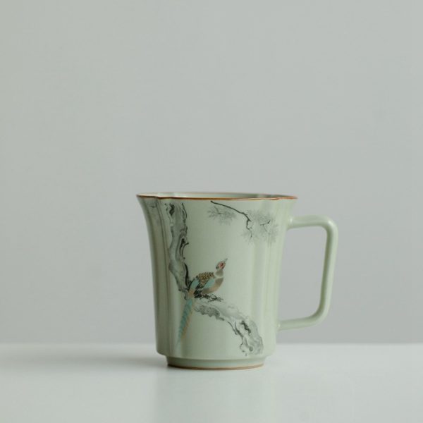 Mysterious gifts Ru Kiln Ceramic Retro Coffee Cup