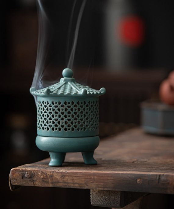 Mysterious gifts Ancient Pagoda Ceramic Incense Burner