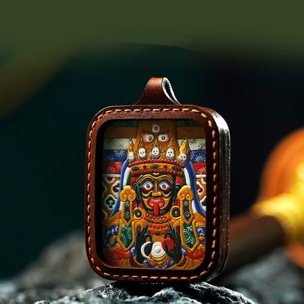 Mysterious gifts Handcrafted Zakiram Thangka Pendant Necklace