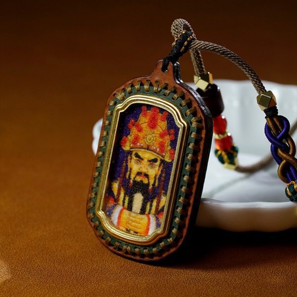 Mysterious gifts Tibetan Handmade Gemstone Thangka Buddha Pendant Necklace