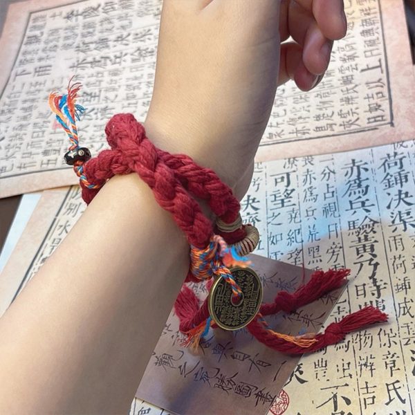 Mysterious gifts Tibetan Style Handmade Adjustable Couple Bracelet