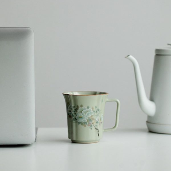 Mysterious gifts Ru Kiln Ceramic Retro Coffee Cup