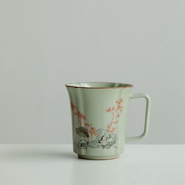 Mysterious gifts Ru Kiln Ceramic Retro Coffee Cup