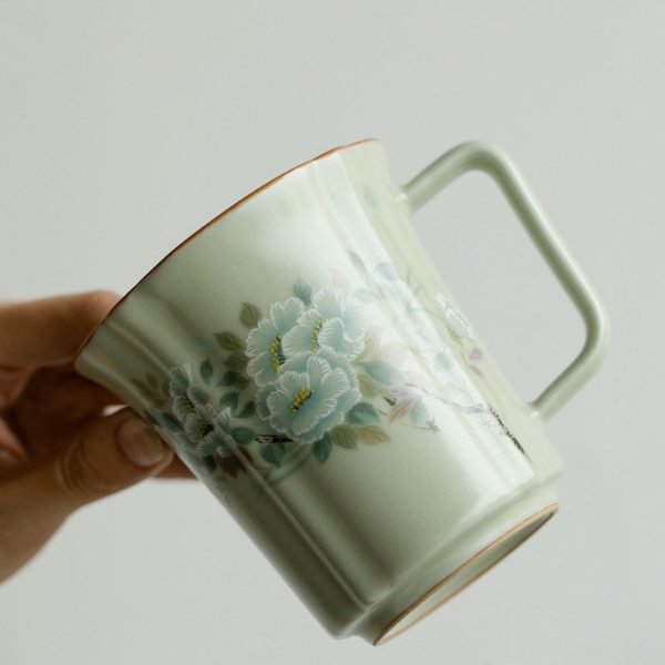 Mysterious gifts Ru Kiln Ceramic Retro Coffee Cup