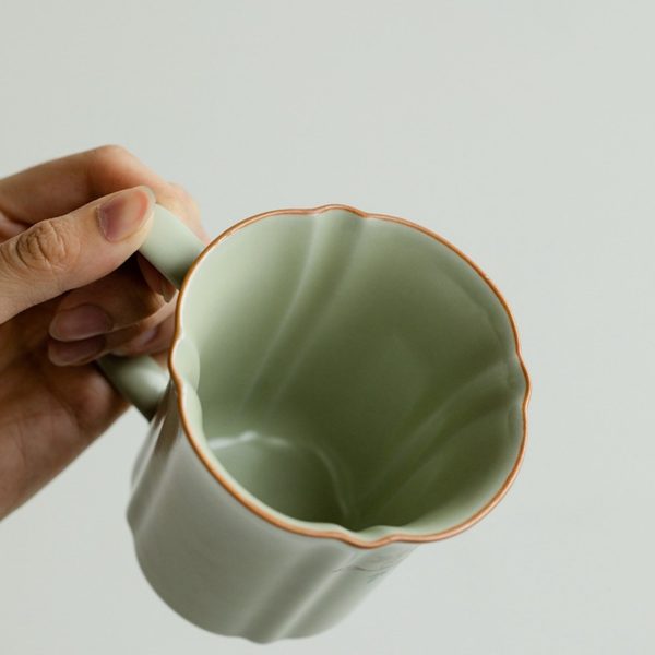 Mysterious gifts Ru Kiln Ceramic Retro Coffee Cup