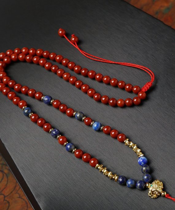Carnelian & Lapis Lazuli Thangka Pendant Replacement Chain
