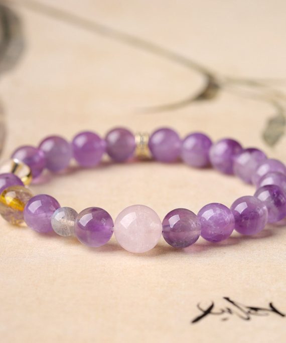 Natural Amethyst Bracelet