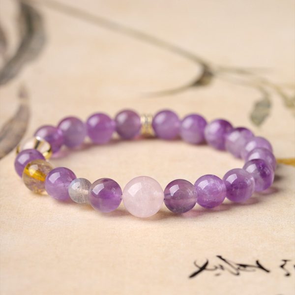 Natural Amethyst Bracelet