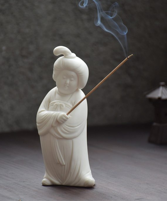 Mysterious gifts Ceramic Tang Dynasty Lady Incense Holder