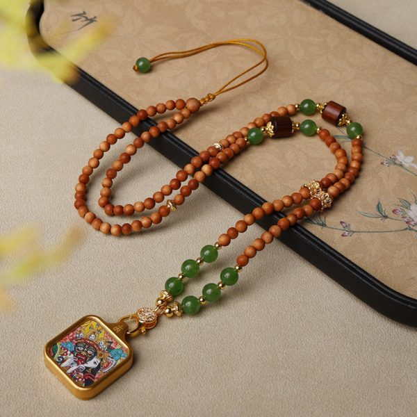 Sandalwood & Jade Thangka Pendant Replacement Chain