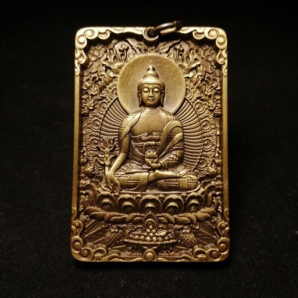 Tibetan Medicine Buddha Pendant Necklace