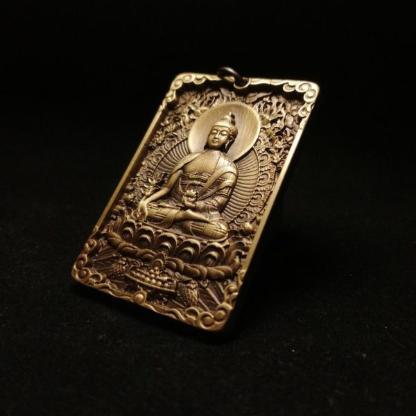 Tibetan Medicine Buddha Pendant Necklace