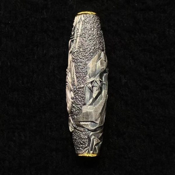 Tibetan Tiger Silver Amulet Necklace