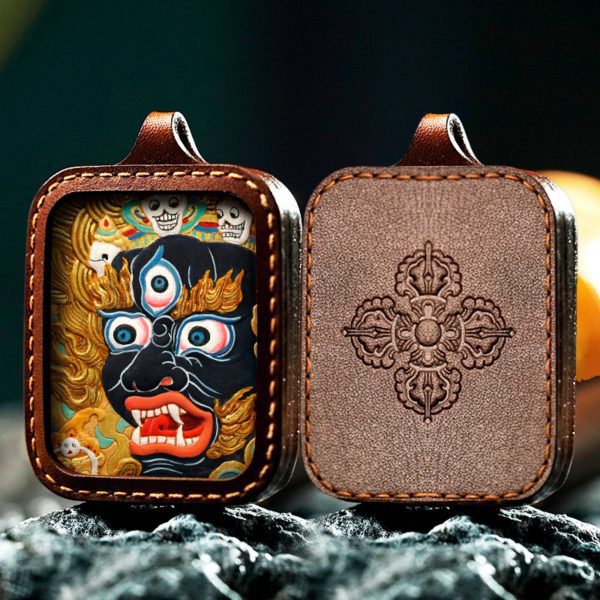Mysterious gifts Handcrafted Zakiram Thangka Pendant Necklace