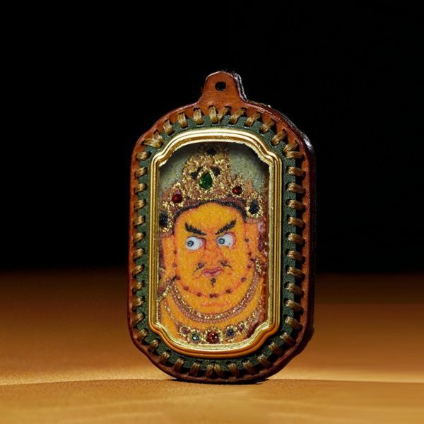 Mysterious gifts Tibetan Handmade Gemstone Thangka Buddha Pendant Necklace