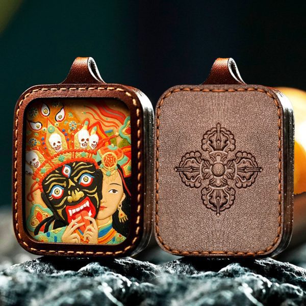 Mysterious gifts Handcrafted Zakiram Thangka Pendant Necklace