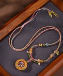 Zakiram Tibetan Hand-Painted Thangka Necklace