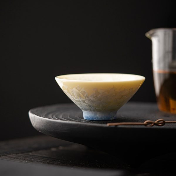 Mysterious gifts Crystal Glaze Handcrafted Ceramic Teacup