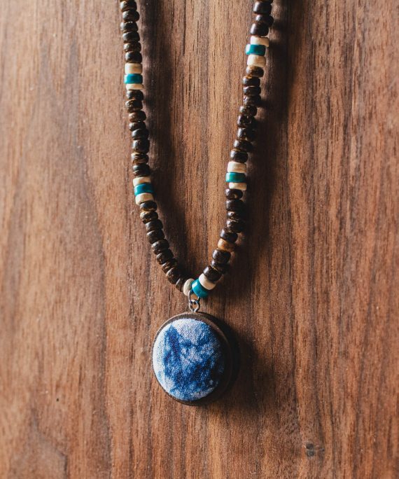 Mysterious gifts Miao Handmade Tie-Dye Necklace