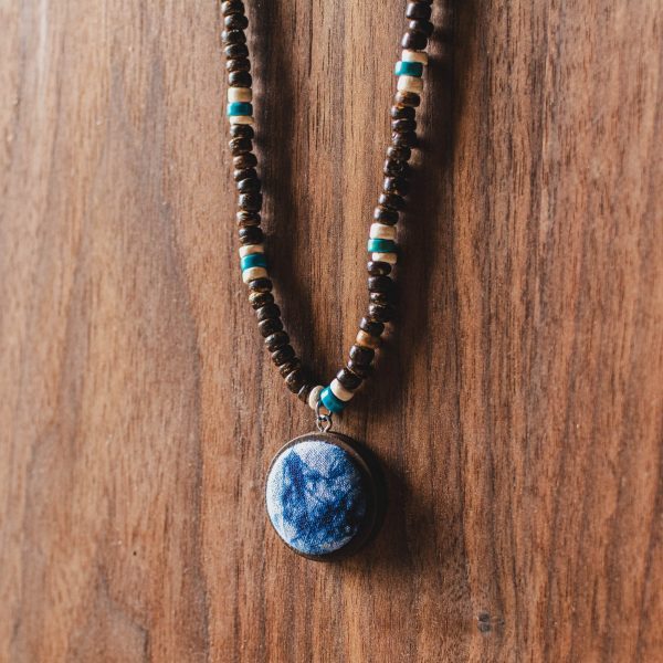 Mysterious gifts Miao Handmade Tie-Dye Necklace