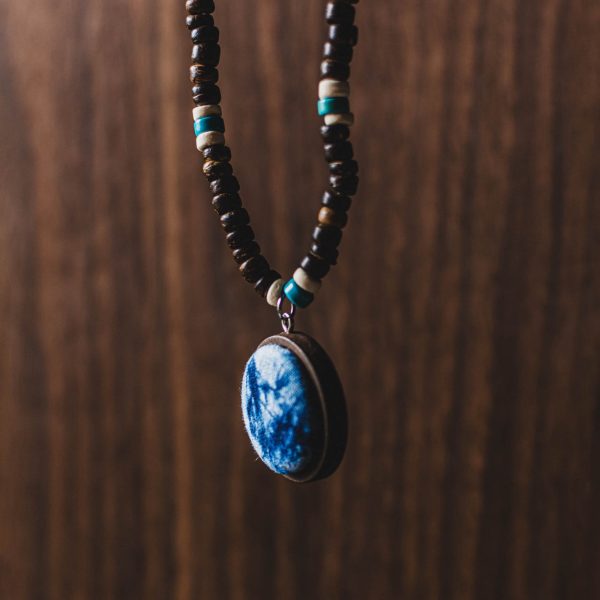 Mysterious gifts Miao Handmade Tie-Dye Necklace