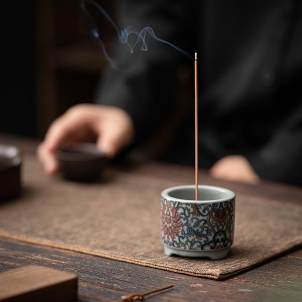 Mysterious gifts Enamel Ceramic Zen Incense Burner