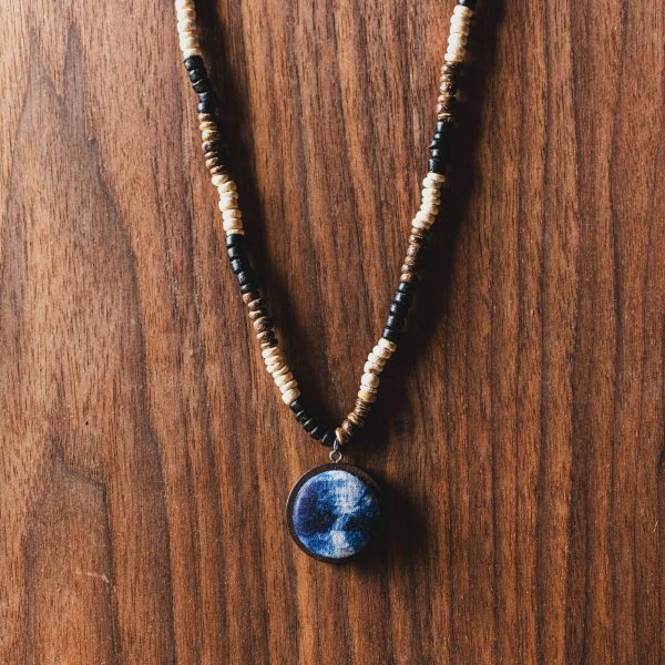 Mysterious gifts Miao Handmade Tie-Dye Necklace