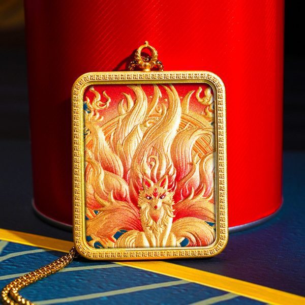 Mysterious gifts Hand-Carved Tibetan Thangka Buddha Pendant Necklace