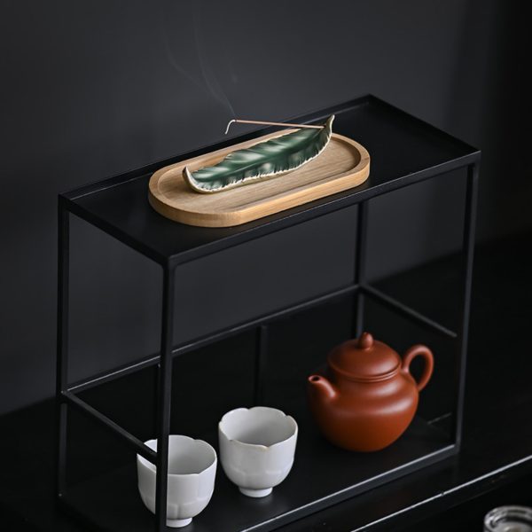 Mysterious gifts Feather-Shaped Handmade Ceramic Incense Holder