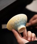 Mysterious gifts Crystal Glaze Handcrafted Ceramic Teacup