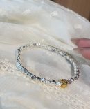 Auspicious Blessings Pure Silver Mala Bracelet