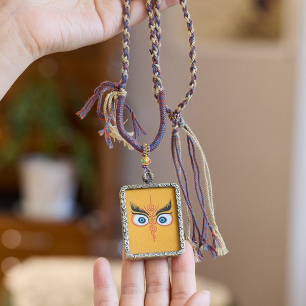 Zakiram Thangka Pendant Necklace