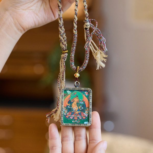 Zakiram Thangka Pendant Necklace