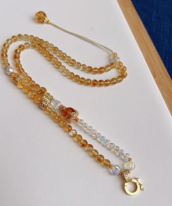 Natural Citrine Thangka Pendant Replacement Chain