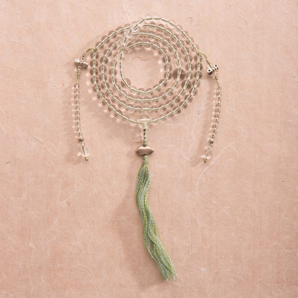 Nyingma Ritual Crystal Mala Necklace