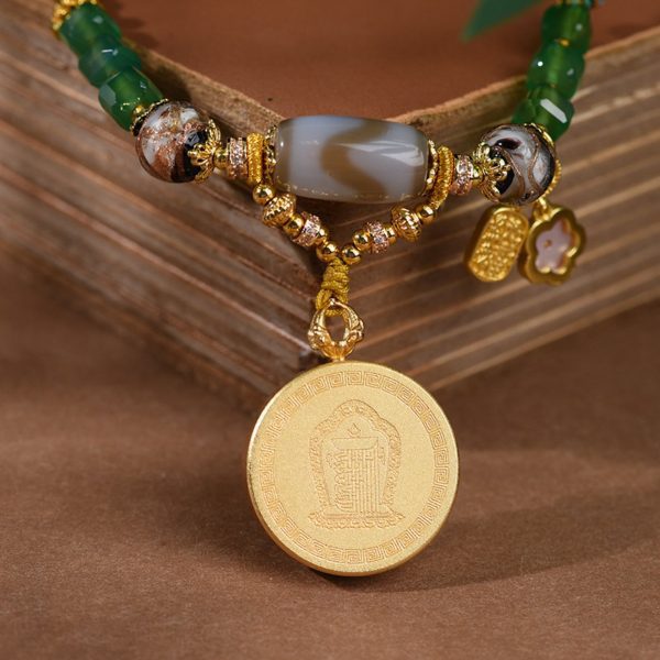 Mysterious gifts Handcrafted Zakiram Thangka Necklace