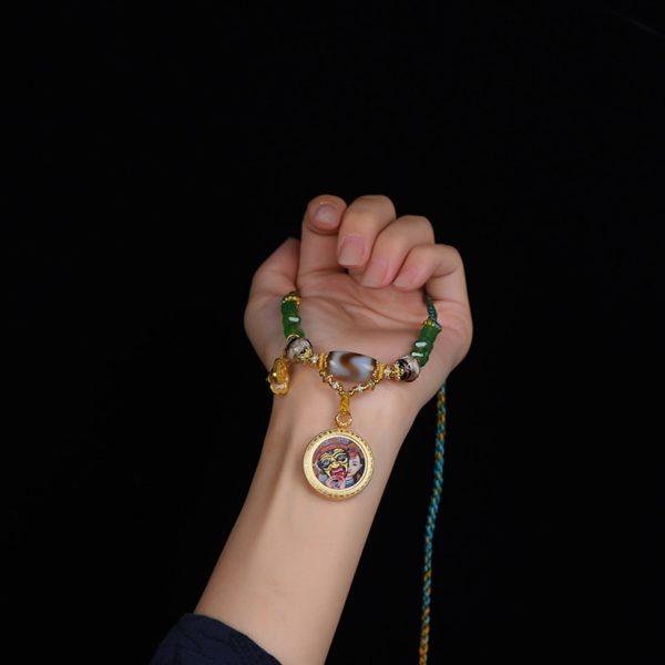 Mysterious gifts Handcrafted Zakiram Thangka Necklace