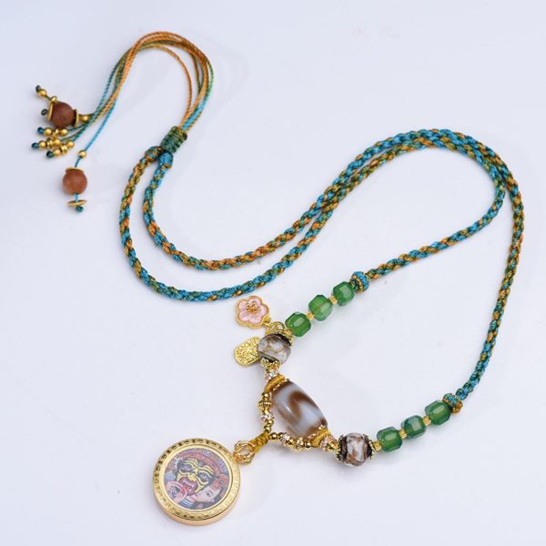 Mysterious gifts Handcrafted Zakiram Thangka Necklace
