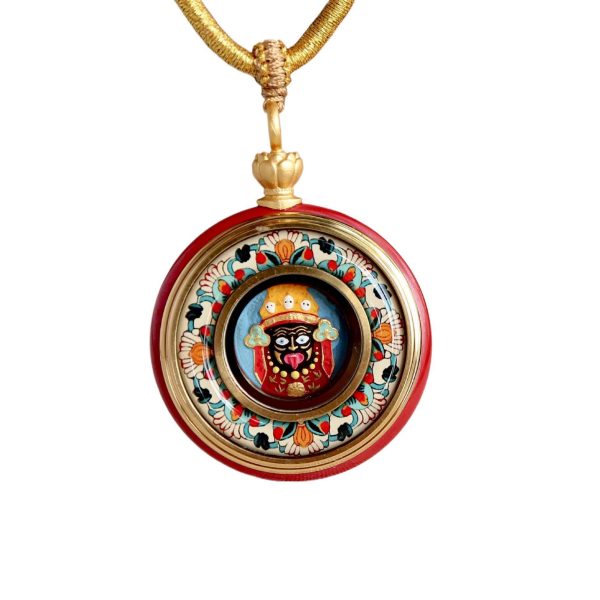 Tibetan Cinnabar Zakiram Amulet Necklace