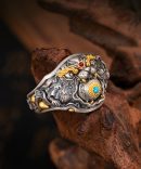 Treasure Rat Sterling Silver Ring