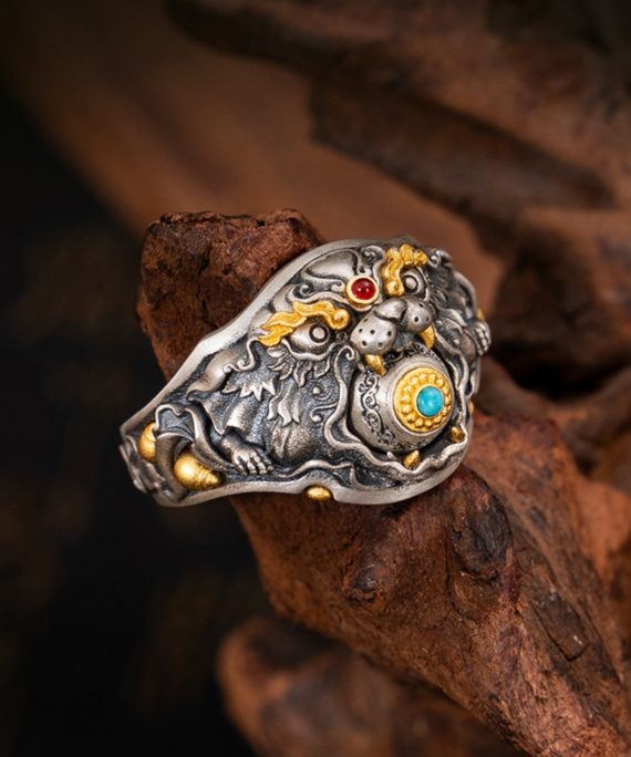 Treasure Rat Sterling Silver Ring