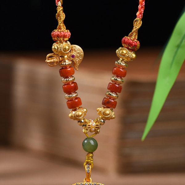 Zakiram Thangka Amulet Necklace