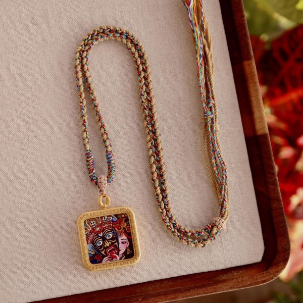 Zakiram Thangka Amulet Necklace