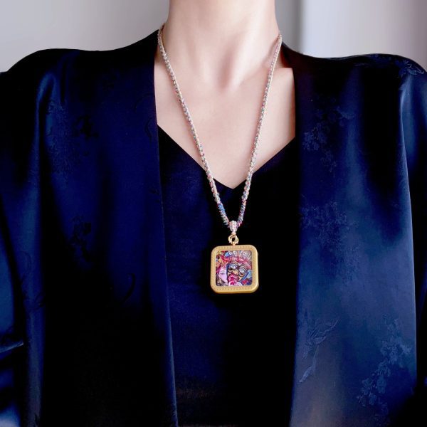 Zakiram Thangka Amulet Necklace