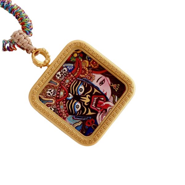 Zakiram Thangka Amulet Necklace