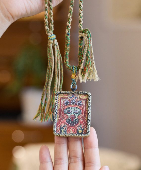 Zakiram Thangka Pendant Necklace