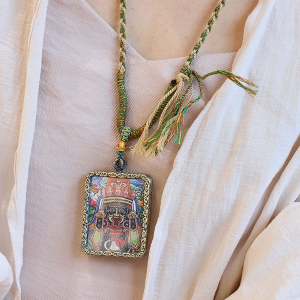 Zakiram Thangka Pendant Necklace