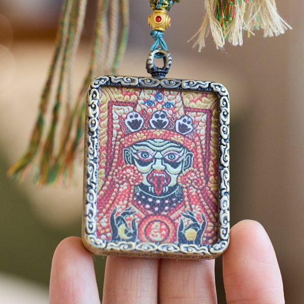 Zakiram Thangka Pendant Necklace