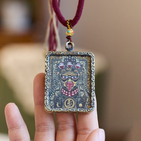 Zakiram Thangka Pendant Necklace