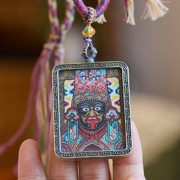 Zakiram Thangka Pendant Necklace